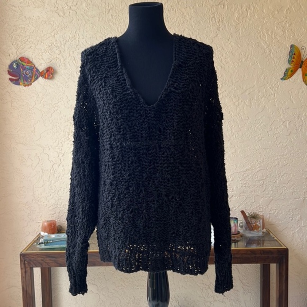 FREE PEOPLE Women's Sunday Shore Pullover Sweater.